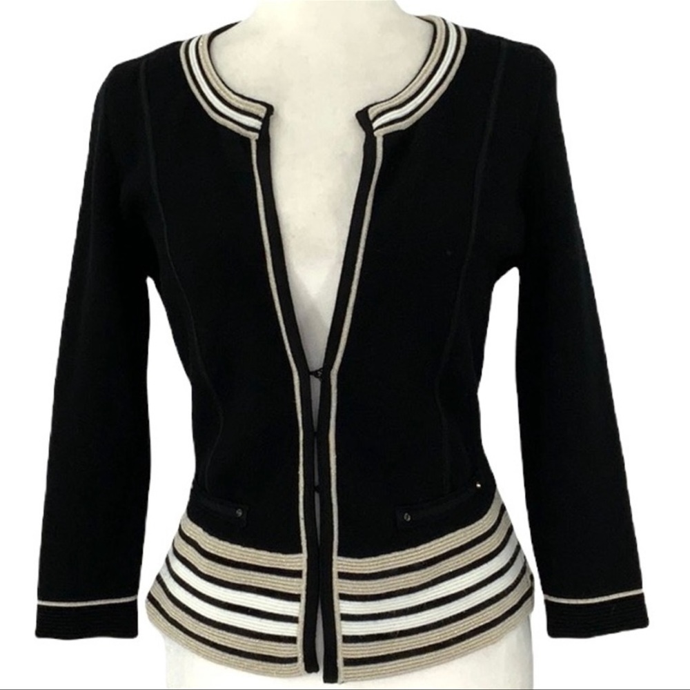 NWOT WHBM Peplum Cardigan